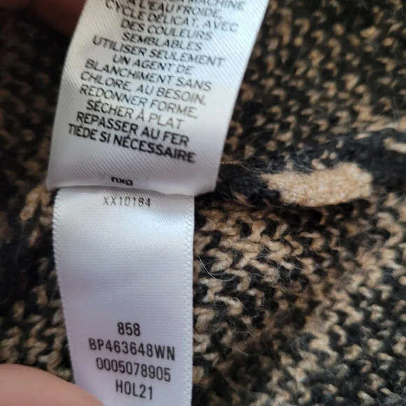 BP Women's Safari Swirl Sweater Skirt 4X Multicolor Knit Stretch Animal Print - Picture 5 of 8